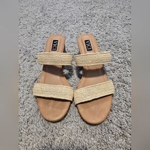 Woven Heeled Sandal